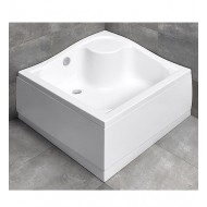 Radaway Душевой поддон глубокий полукруглый KORFU C 800x800,белы