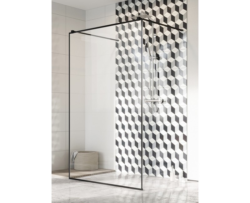 Radaway Душевая стенка Modo New Black I Frame 130x200cm