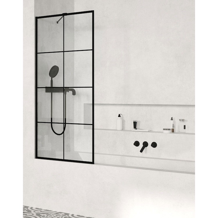 Radaway Vannas sieniņa Modo New Black PNJ Factory 70 cm Radaway Vannas sieniņa Modo New Black PNJ Factory 70 cm