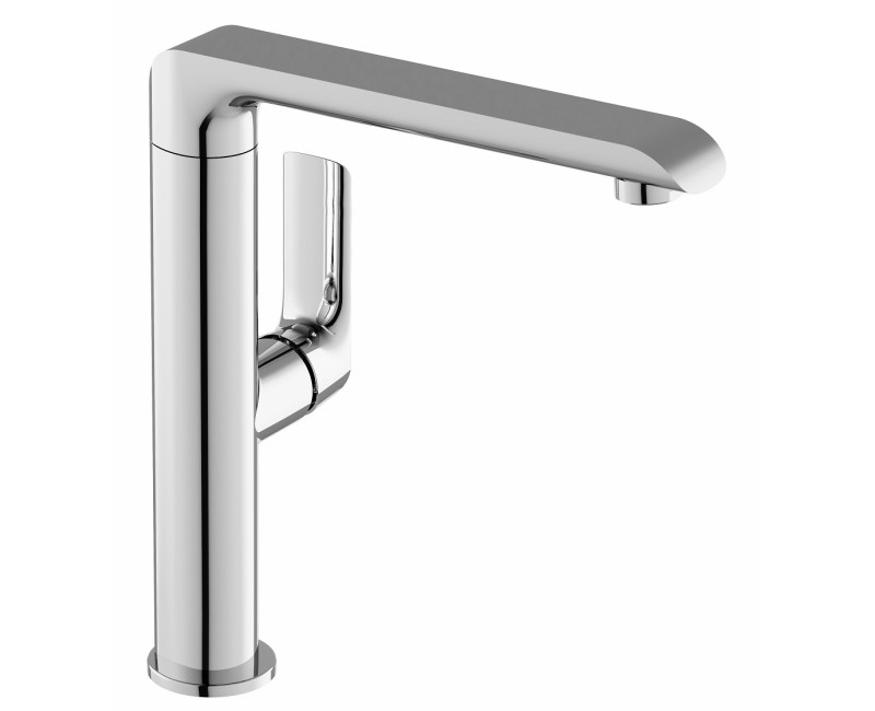 RAVAK FLAT Высокий смеситель для умывальника FL 016.00, X070125