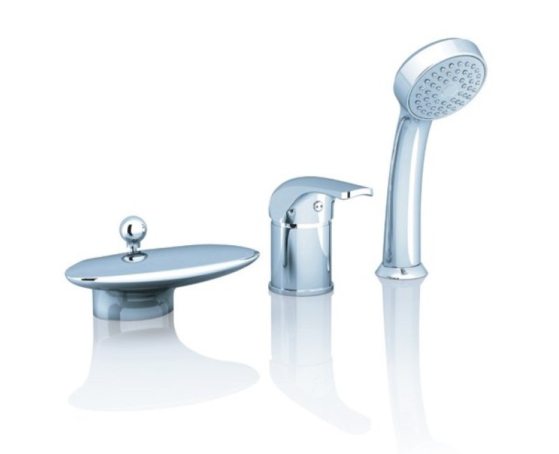 RAVAK ROSA RS 025.00 Maisītājs uz vannas malas X07P003