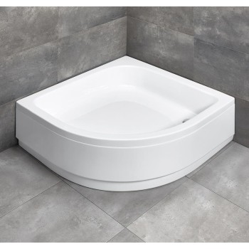 Radaway Dušas paliktnis pusapaļš SAMOS A 80x80 ,balts