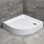 Radaway Душевой поддон полукруглый Siros A Compact 90x90 ,balts
