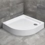 Radaway Dušas paliktnis pusapaļš Siros A Compact 90x90 ,balts