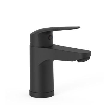 BASE-TRES PLUS Смеситель для умывальника, черный 21610303NM