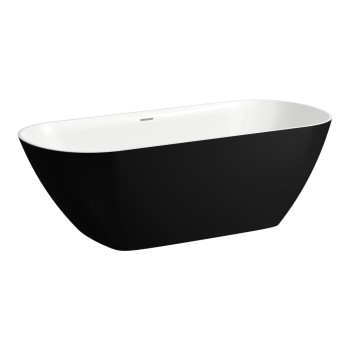 Отдельно стоящая ванна Lua Stone masses 1700x750x540 Black