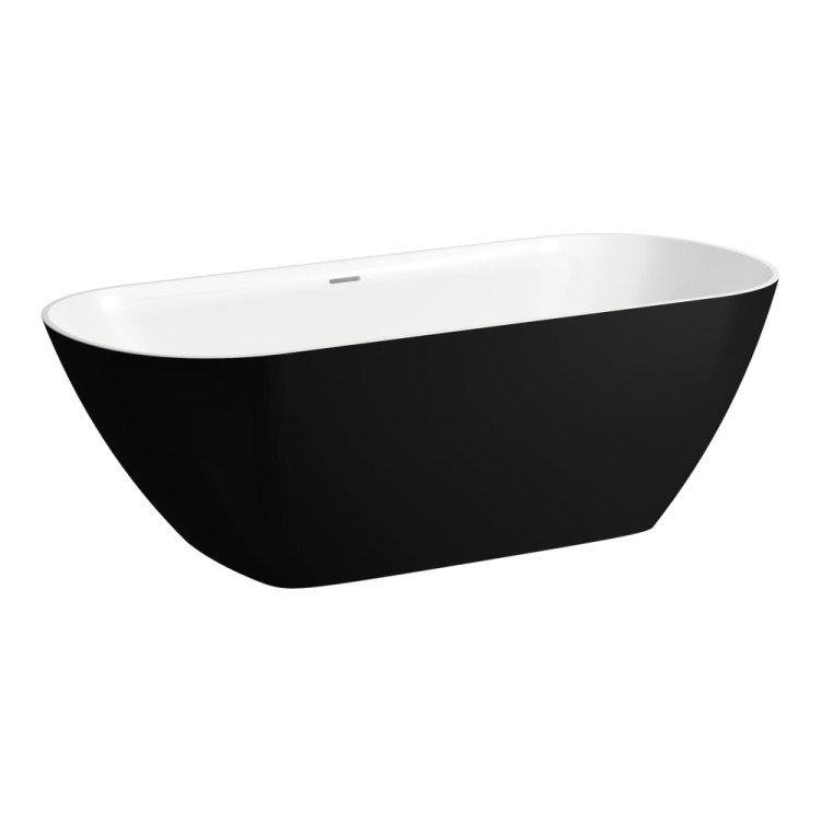 Отдельно стоящая ванна Lua Stone masses 1700x750x540 Black Отдельно стоящая ванна Lua Stone masses 1700x750x540 Black