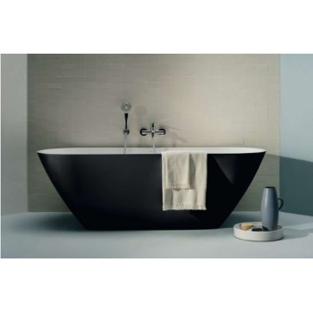 Отдельно стоящая ванна Lua Stone masses 1700x750x540 Black