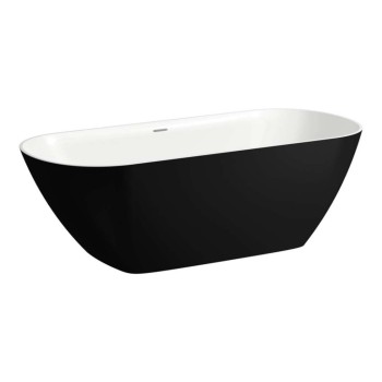 Отдельно стоящая ванна Lua Stone masses 1700x750x540 Black