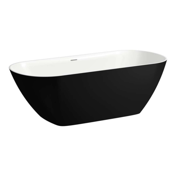 Отдельно стоящая ванна Lua Stone masses 1700x750x540 Black Отдельно стоящая ванна Lua Stone masses 1700x750x540 Black