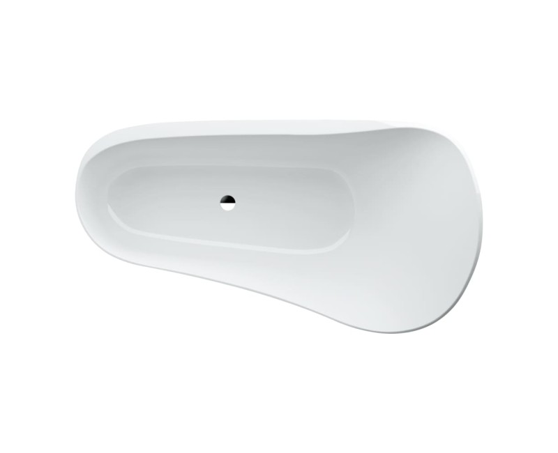 Ванна Laufen Palomba Collection Каменные массы 1800x890x540 Белая