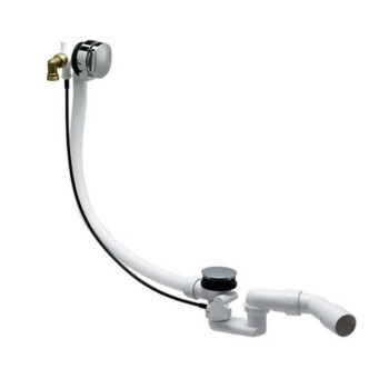 Сливной и переливной клапан для ванны Il Bagno Alessi One Chrome