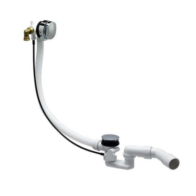 Сливной и переливной клапан для ванны Il Bagno Alessi One Chrome Сливной и переливной клапан для ванны Il Bagno Alessi One Chrome