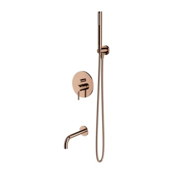 Душевая система Omnires Y, встраиваемая, медь