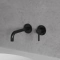 Смеситель для ванны Omnires Y, встраиваемый, с длинным изливом, черный