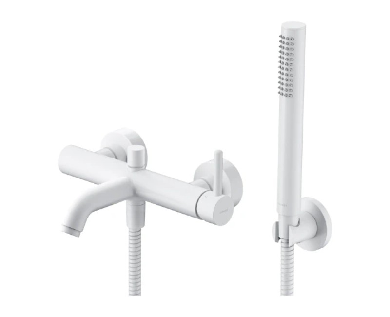 Vannas / dušas maisītājs Omnires Y ar rokas dušu balts matēts Y1231WM