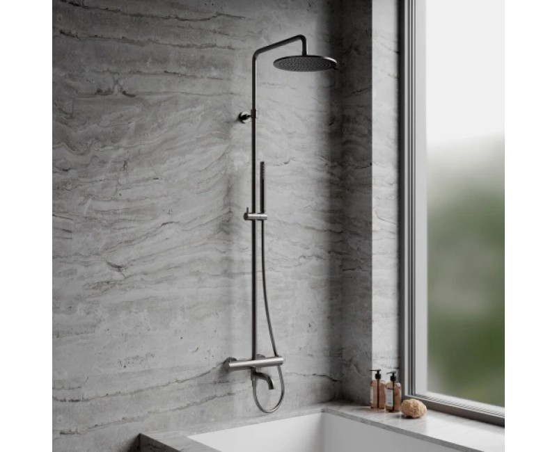 Vannas dušas sistēma Omnires Y ar termostatu grafīts Y1234GR