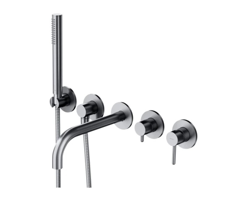 Vanna / dušas maisītājs Omnires Y iebūvējams ar garu izteku niķelis Y1237/1NI