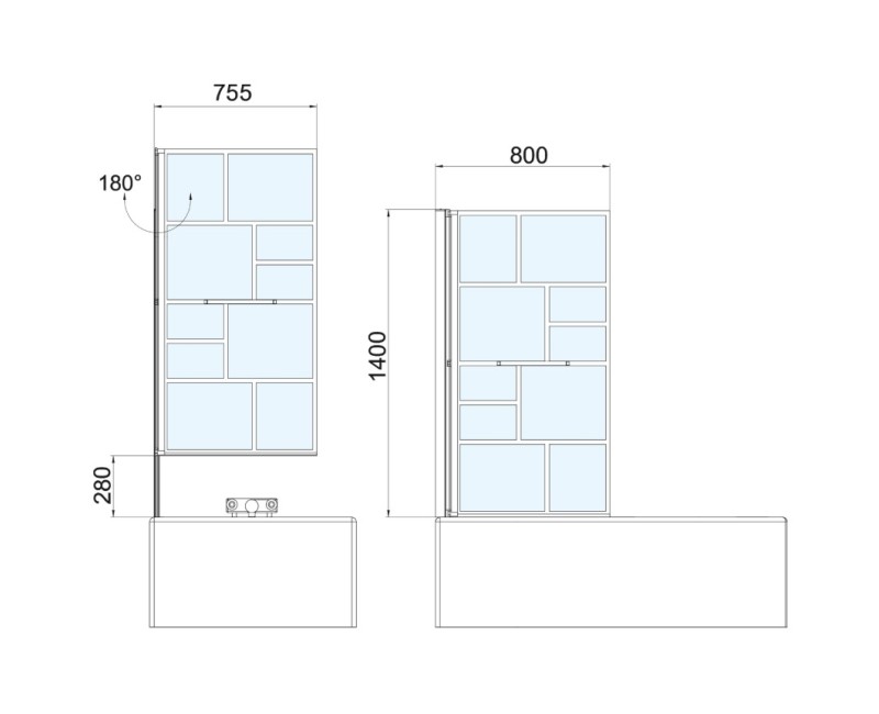 Polysan   Vannas siena Parana 800x1400
