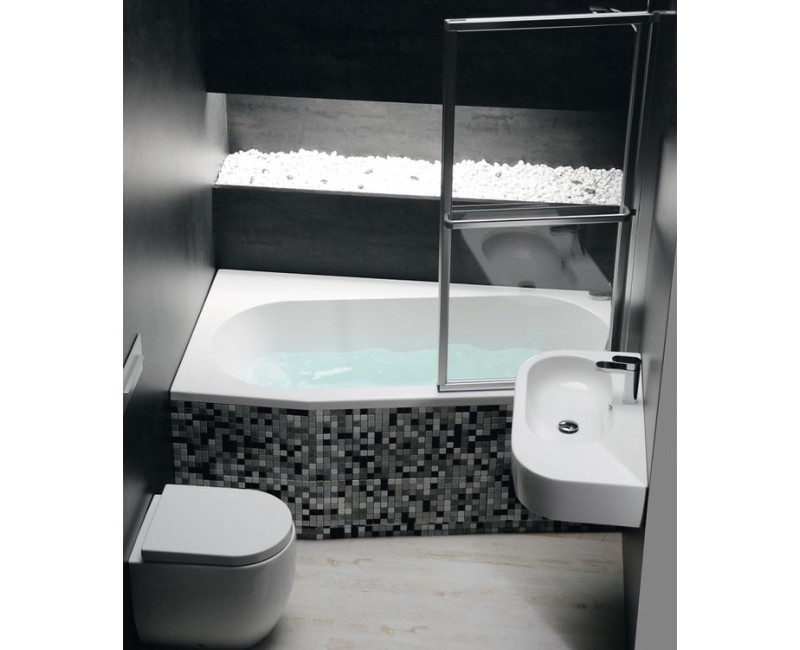 Polysan Akrila Stūra Vanna Astra WL 900x1650x640