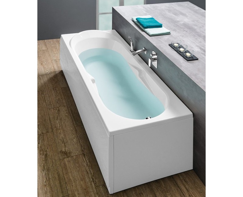 Прямоугольная акриловая ванна Polysan 740x1600x630