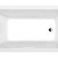 Polysan Akrila Taisnstūra Vanna Noemi Slim 1600x700x560