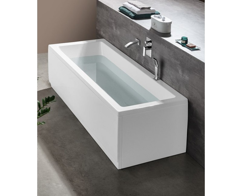 Polysan Akrila Taisnstūra Vanna Noemi Slim 1600x700x560