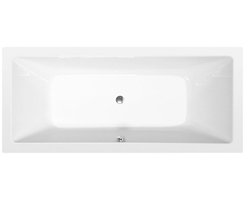 Polysan Akrila Taisnstūra Vanna Krysta Slim 1800x800x560