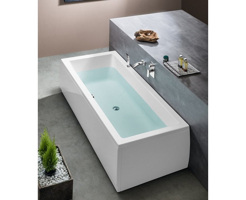 Polysan Akrila Taisnstūra Vanna Krysta Slim 1800x800x560