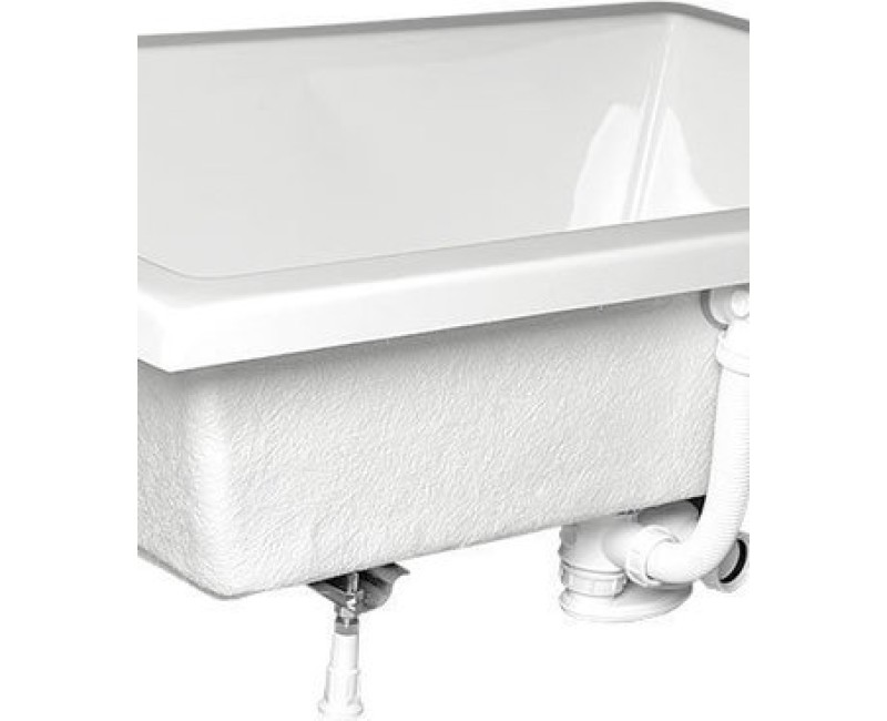 Polysan Akrila Kvadrātveida Dušas paliktnis Deep 1300x750x400