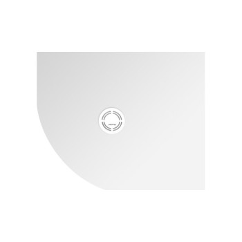 Dušas Paliktnis Polysan Akmens masa Pusapaļš Flexia 800x1000x25mm 91251