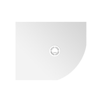 Dušas Paliktnis Polysan Akmens masa Pusapaļš Flexia 1000x800x25mm 91241