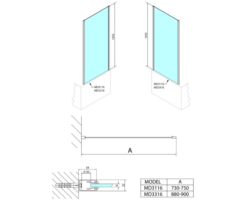 Polysan   Vannas siena Deep 900x1650