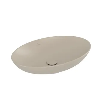 Vannas istabas Izlietne Villeroy & Boch Loop&Friends, uz virsmas, CeramicPlus, 560x380x120 mm, grafīta, 4A4900i4