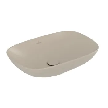 Vannas istabas Izlietne Villeroy & Boch Loop&Friends, uz virsmas, CeramicPlus, TitanCeram, 380 x 380 x 120 mm, Balta 4A4501RW