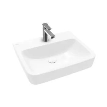 Vannas istabas Izlietne Izlietne Villeroy & Boch O.novo, ar jaucējkrāna atveri, CeramicPlus, 55x46 cm, Balts, 4A4156R1