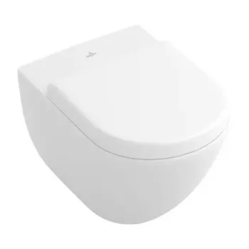 Piekaramais Tualetes pods Villeroy & Boch Subway, ar horizontālu izplūdi, bez vāka, 370x560 mm, 3/6 l, Balts, 66031001