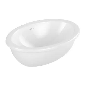 Vannas istabas Izlietne Villeroy & Boch Loop&Friends, iebūvējama no TitanCeram, ar pārplūdi, 62x38 cm, Balts, 4A580001