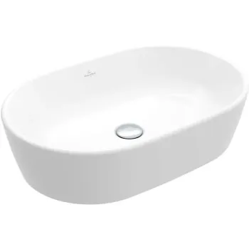 Vannas istabas izlietne Villeroy & Boch Architectura, Uz virsmas, bez atveres maisītājam, 60x40 cm, Balts, 5A266101