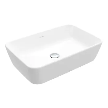 Vannas istabas izlietne Villeroy & Boch Architectura, Uz virsmas, bez pārplūdes, bez atveres maisītājam, 60x41 cm, Balts, 5A276101