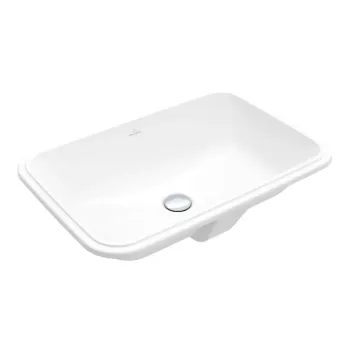 Vannas istabas izlietne Villeroy & Boch Architectura, Iebūvējama ar pārplūdi, 570 x 370 x 175 mm, Balts, 5A776001