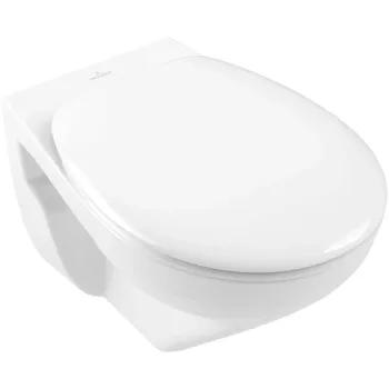 Piekaramais Tualetes pods Villeroy & Boch O.novo, ar DirectFlush, ar CeramicPlus, 360 x 540 mm, Balts, 7682R0R1