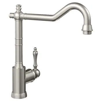 Virtuves maisītājs Villeroy & Boch Avia 2.0, viena atvere, 360° izteka,  augstums 322 mm,  11, 2 l/min, nerūsējošais tērauds, 924000LC