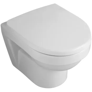 Tualetes poda vāks Villeroy & Boch Architectura, duroplasts, ar SoftClose, eņģes no nerūsējošā tērauda, balts, 9M66S201