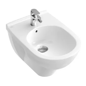 Piekaramais bidē Villeroy & Boch O.novo, ar CeramicPlus, 360x560 mm, Balts, 546000R1