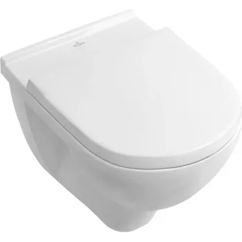 Piekaramais Tualetes pods Villeroy & Boch O.novo, ar SoftClose vāku, Combi-Pack, ar CeramicPlus, balta, 5660H1R1