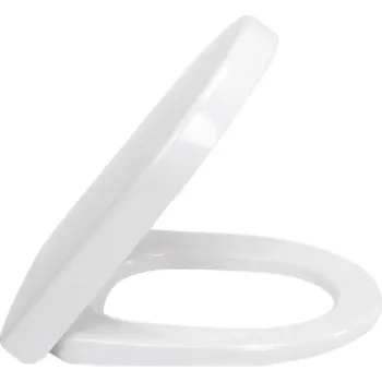 Tualetes poda vāks Villeroy & Boch Subway 2.0, Compact, ar vāku, no duroplasta, ar nerūsējošā tērauda eņģēm un QuickRelease, Balts, 9M69Q101