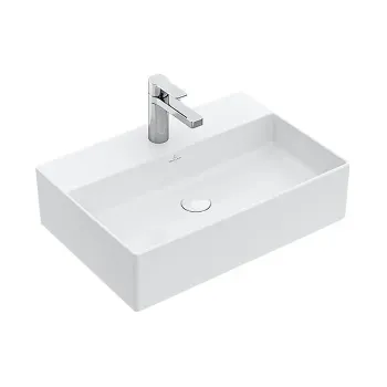 Vannas istabas Izlietne Villeroy & Boch Memento 2.0, Dubultā bez pārplūdes, TitanCeram, CeramicPlus, 100x47 cm, 2 atveres maisītājam, Balts, 4A22A1R1
