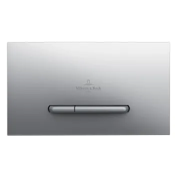 Poga iebūvējamam rāmim Villeroy & Boch ViConnect, E300, 253 x 145 x 20 mm, ar 2 funkcijām, matēts hroms, 92218069