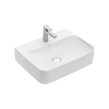 Izlietne skapītim Villeroy & Boch Finion, ar slēpto pārplūdi, CeramicPlus, 60x47 cm, alpu balta, 416864R1